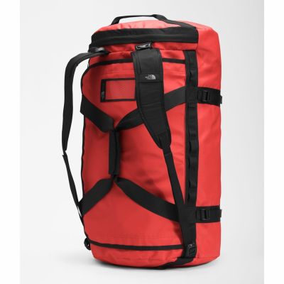 4. The North Face Base Camp Duffel L sportowa torba 95 l Poliester Czarny, Czerwony