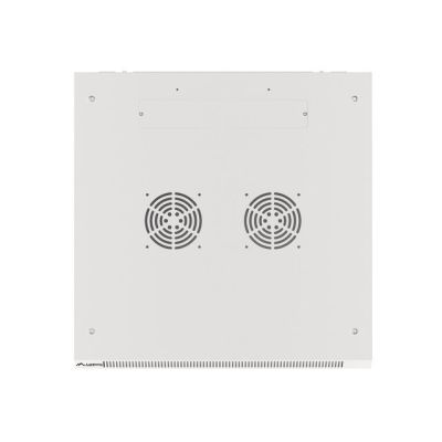 11. Szafa jednosekcyjna Lanberg WF01-6622-10S (22U; 1080mm / 600mm / 600 mm; wisząca; Szklane; 19''; kolor szary)