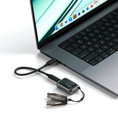4. Satechi Mini NVMe SSD Enclosure - adapter USB-C do dysku NVME SSD 2230 (space gray)