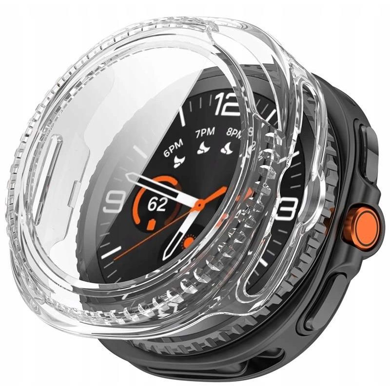 Etui Tech-Protect Defense na Samsung Galaxy Watch 8 46 mm - przezroczyste