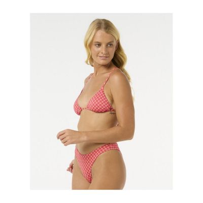 2. Stanik kąpielowy RIP CURL Shell Cove Sliding Tri czerwony