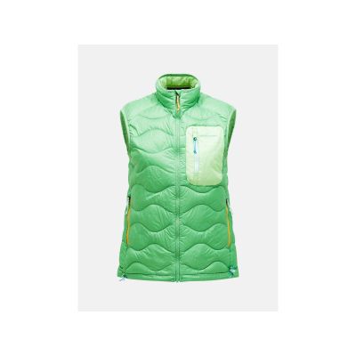 Kamizelka puchowa damska PEAK PERFORMANCE W Helium Utility Down Vest zielony