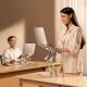 14. Podstawka pod laptopa, tablet Wozinsky WRS-CPY75DSS aluminiowa + Gratis! podstawka do smartfona - srebrna