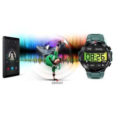 8. Smartwatch GIEWONT Pionier GPS GW460-2 - Sea Green