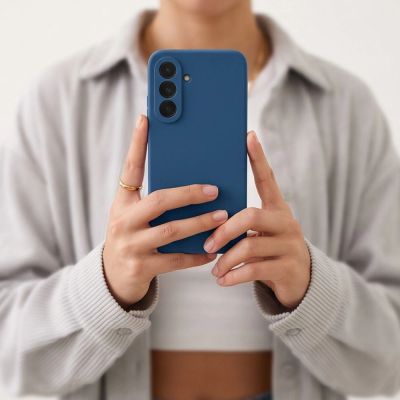 10. Etui Tech-Protect Icon na Samsung Galaxy A17 4G / 5G - niebieskie