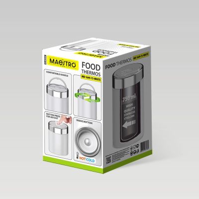 7. Termos obiadowy 750ml MR-1649-75-WHITE MAESTRO