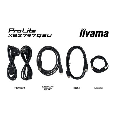 51. iiyama ProLite XB2797QSU-B1 monitor komputerowy 68,6 cm (27") 2560 x 1440 px Quad HD LED Czarny