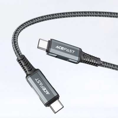 7. Ładowarka GaN Acefast A17 65W USB-C / USB-A, adapter HDMI 4K 60Hz (zestaw z kablem) - czarna