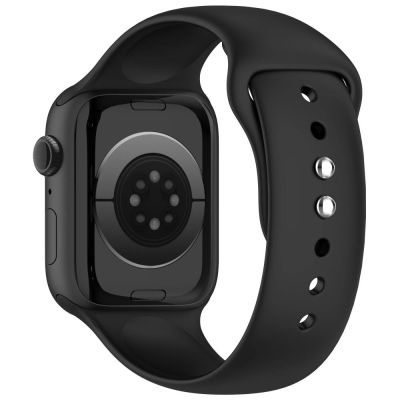 2. Pasek Tech-Protect Silicone na Apple Watch 44 / 45 / 46 / 49 mm - czarny