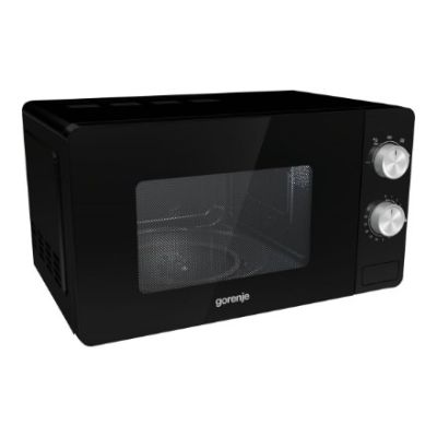6. Kuchenka mikrofalowa Gorenje MO20E1B Free standing, 20 L, 800 W, Black