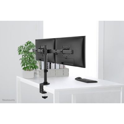8. Neomounts FPMA-DCB100DBLACK uchwyt / stojak do monitorów 68,6 cm (27") Biurko Czarny