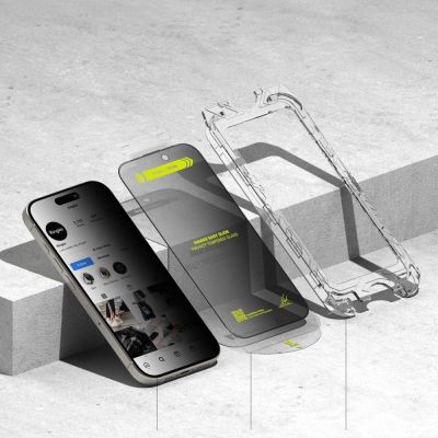 4. Szkło prywatyzujące Ringke Easy Slide 2-pack na iPhone 16 Pro Max
