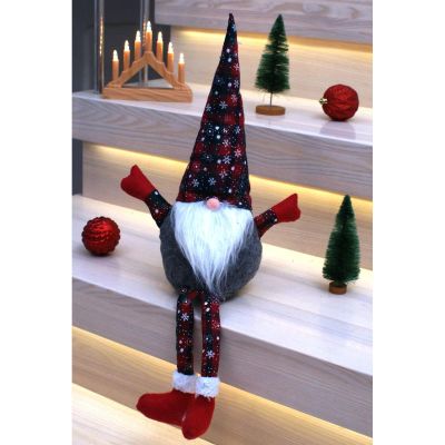 15. SKRZAT DEKORACYJNY 30+20CM KRATA ZIELONA CZERWONA