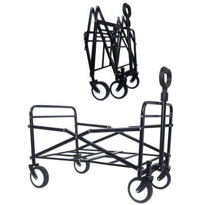 9. WÓZEK TURYSTYCZNO PLAŻOWY SKŁADANY 72x44x50CM Z UCHWYTEM