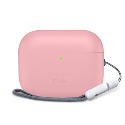 3. Etui Tech-Protect Silicone na AirPods Pro 3 - różowe