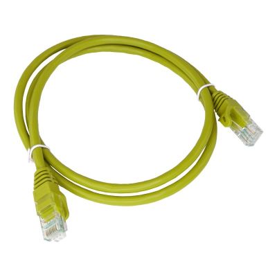 2. ALANTEC Patch-cord U/UTP kat.5e PVC 0.25m żółty