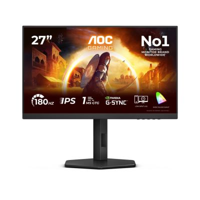 19. Monitor LCD 27" AOC G4 27G4X 1920x1080px Full HD LED Czarny, Szary