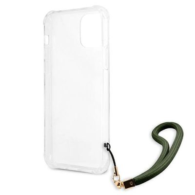7. Etui Guess Camo Collection na iPhone 12 / iPhone 12 Pro - zielone