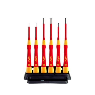 Wkrętak precyzyjny zestaw Picofinish® electric płaski, Phillips