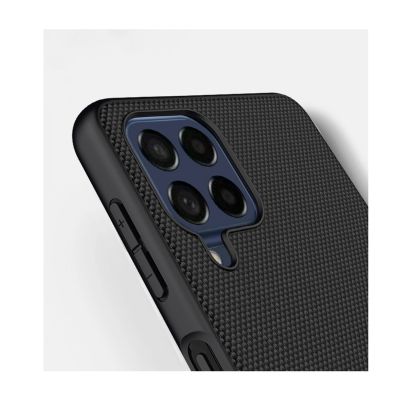 12. Nillkin Textured Case wytrzymałe wzmocnione etui z żelową ramką i nylonem na tyle Samsung Galaxy M53 5G czarny