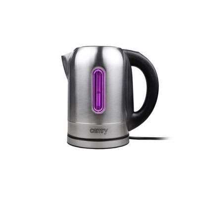 12. Czajnik elektryczny Adler CR 1253 (2200W 1.7l; kolor inox)