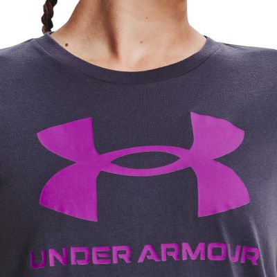 5. Koszulka damska Under Armour Live Sportstyle Graphic SSC fioletowa 1356305 558