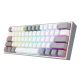 3. REDRAGON K617-RGB Fizz RGB White/Grey klawiatura USB Szary, Biały