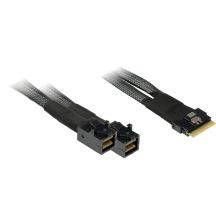 Inter-Tech SFF-8654 8i - 2x SFF-8643 24 Gbit/s Czarny