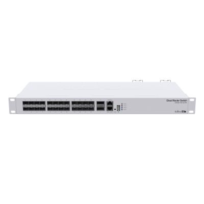 8. Switch Mikrotik CRS326-24S+2Q+RM 25p  Managed Fast/10G