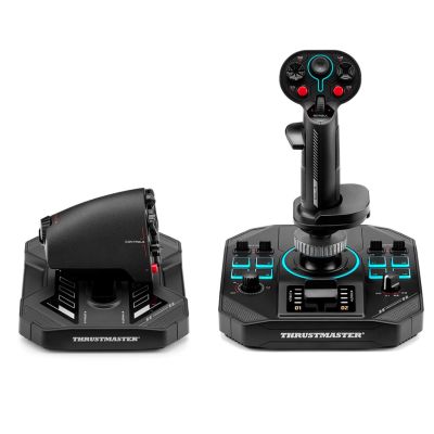 7. Thrustmaster Sol-R 4 HOTAS Czarny USB Joystick + dźwignia sterowania silnikiem Analogowa/Cyfrowa PC