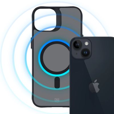 18. Etui 3mk Smoke MagCase z MagSafe na iPhone 14 Plus - półprzezroczyste