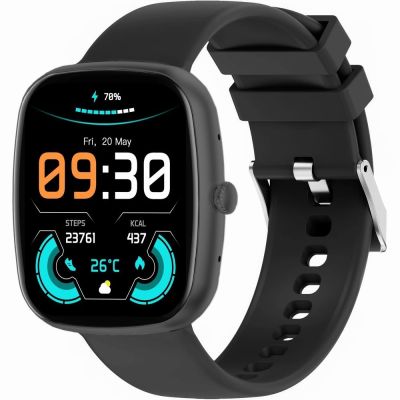 6. Smartwatch Gravity Czarny 2 Paski GT18-10