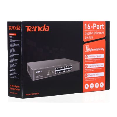 5. Switch Tenda TEG1016D (16x 10/100/1000Mbps)