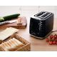 6. ELDOM TOSTER TO280C TOSTI 780 W PŁYNNA REGULACJA 7 STOPNI MOCY CZARNY