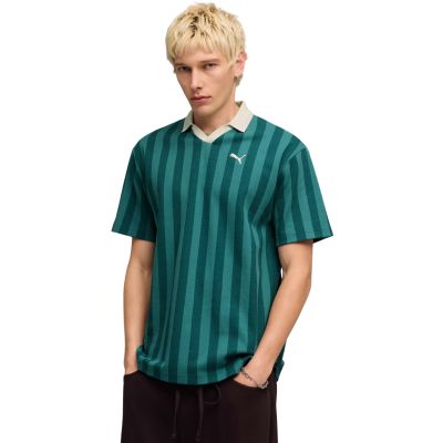 Koszulka męska Puma Class Relaxed Pinnacle Polo zielona 692069 41