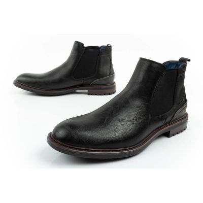 17. Wrangler Randy buty męskie sztyblety botki eleganckie modne wsuwane czarne