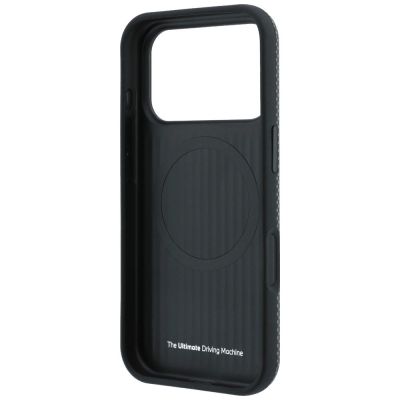 7. Etui BMW M Quadrille Kevlar Tricolor Print Lines MagSafe na iPhone 18 Pro Max / 17 Pro Max - ciemnoszare