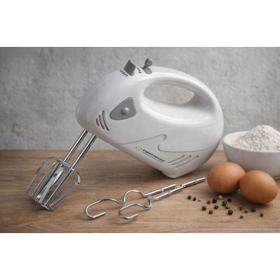 10. ESPERANZA MIKSER RĘCZNY MUFFIN SZARY 150W EKM007WE