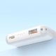 4. Powerbank magnetyczny Dudao K14S+ 10000mAh 22.5W USB-A + USB-C kompatybilny z MagSafe z podstawką - biały
