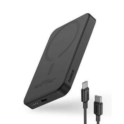 3. Mini powerbank Baseus 5000mAh 20W + kabel USB-C (20V/3A) - czarny