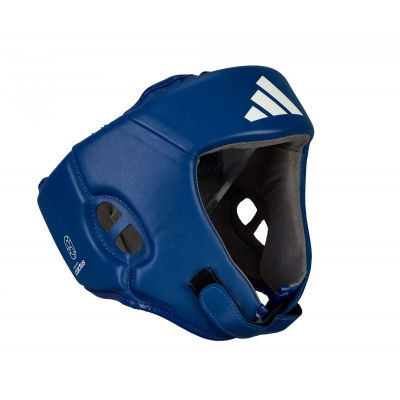 5. Kask turniejowy adidas IBA ze skóry z kaktusa ADIIBAH1C-Niebieski