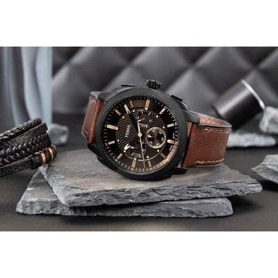 6. Zegarek Męski FOSSIL Machine Chronograph FS6101 + BOX