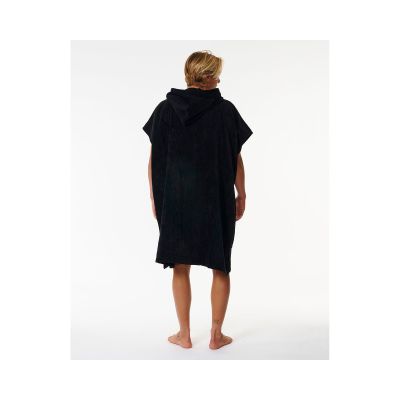 4. Ponczo RIP CURL Logo Hooded Towel czarny