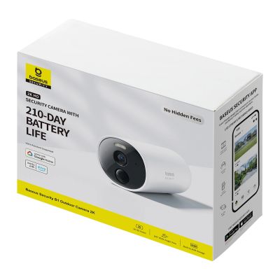 5. Zewnętrzna kamera Baseus Security B1 2K – biała