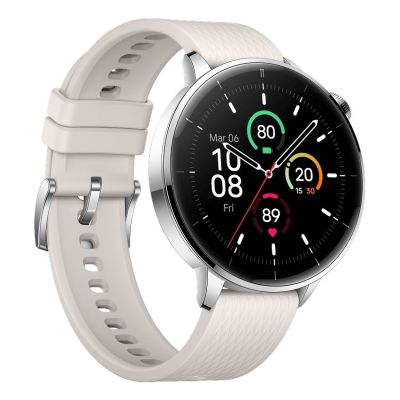 3. OnePlus Watch 3 43mm 3,35 cm (1.32") AMOLED Cyfrowy 466 x 466 px Ekran dotykowy Srebrny, Tytan Wi-Fi GPS