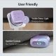 7. Etui ESR Orbit Halolock MagSafe na Apple AirPods 4 - fioletowe