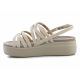 9. Sandały Crocs Brooklyn strappy lowwdg W 206751-2Y2