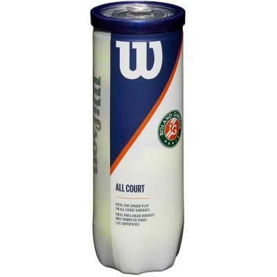 8. PIŁKA TENIS ZIEMNY WILSON ALL COURT ROLAND GARROS 3SZT ITF