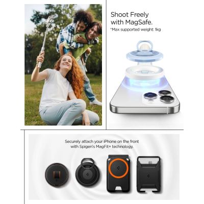 9. Selfie stick Spigen S582W Bluetoth - beżowy