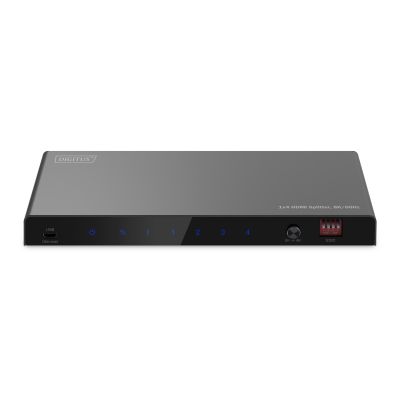12. Rozdzielacz / Splitter HDMI 1x4, 8K/60Hz (4:4:4) z HDR, 48 Gbps, HDCP 2.3. Toslink / Stereo, EDID